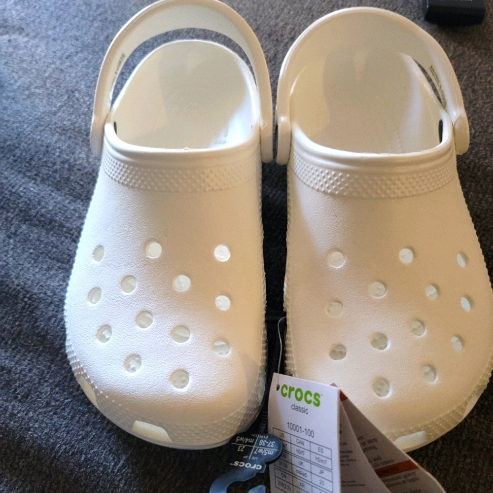 White Crocs